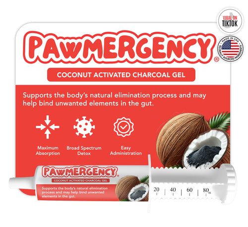 PawMergency® - Coconut Activated Charcoal Detox for Dogs & Cats